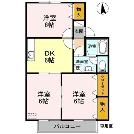 アーバンスクエア　Ａの物件間取画像